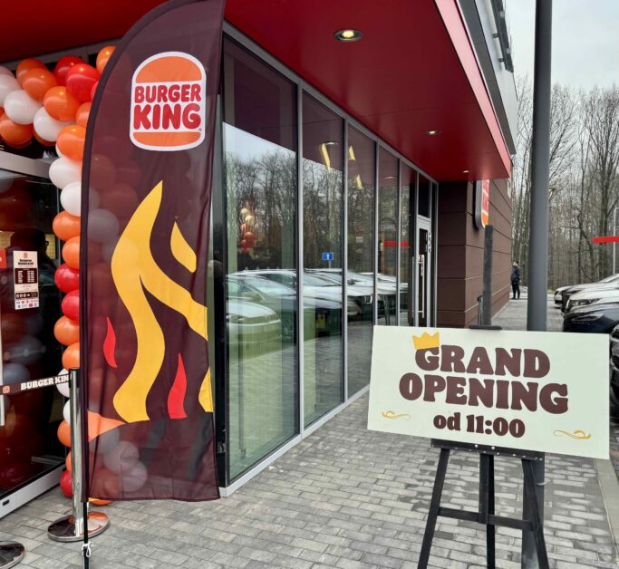 The construction of a new Burger King branch in Havířov is complete