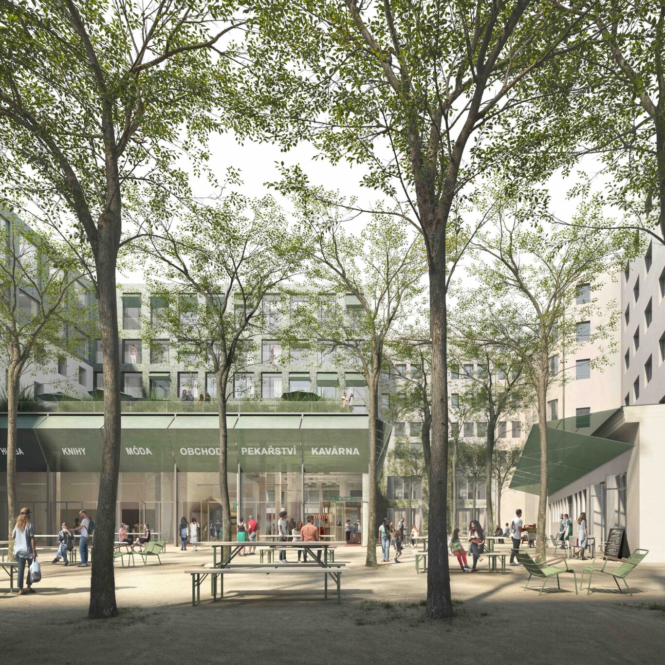 Palace_vnitroblok_Kuehn Malvezzi, Visualisation_Filippo Bolognese Images