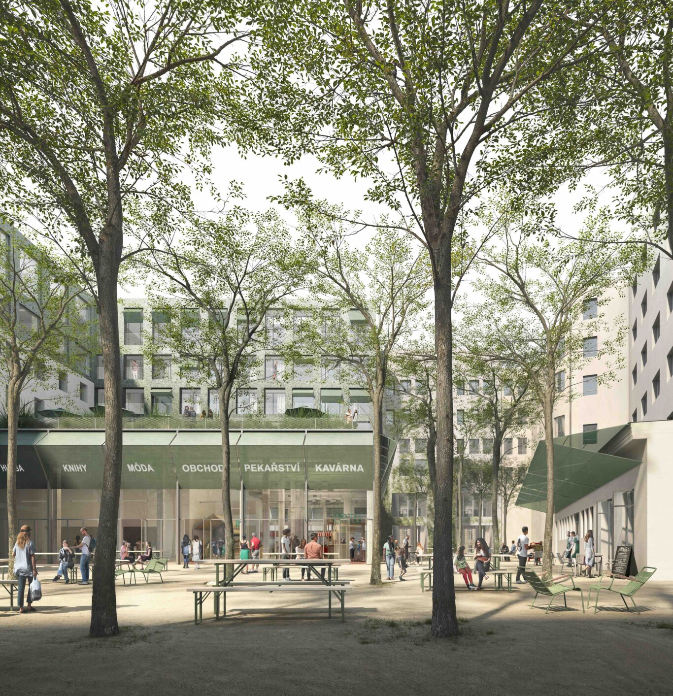 Palace_vnitroblok_Kuehn Malvezzi, Visualisation_Filippo Bolognese Images